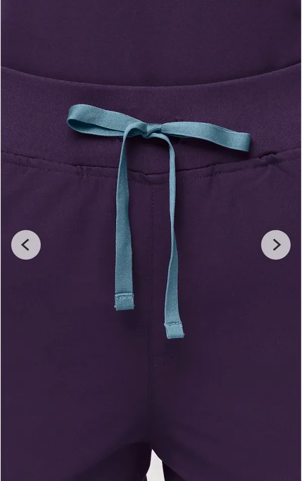 FIGS women's Purple Jam High Waisted Zamora - Petite Jogger Scrub Pant - Image 4