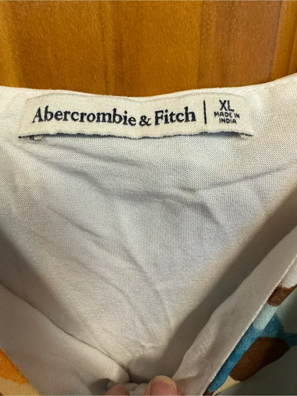 Abercrombie & Fitch Geometric Print Mini Dress – Multicolor, Fully Lined, EUC - Image 3