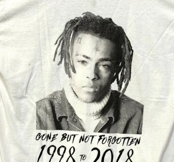 XXXTentacion Gone But Not Forgotten Tribute Rap Tee Small - Image 2