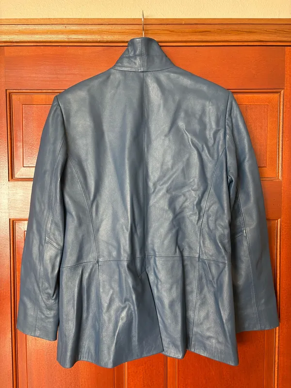 Pendleton Leather Blazer – Size Medium - Image 2