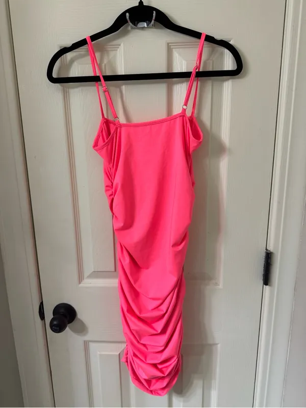 Amazon Hot Pink BodyCon dress S - Image 2