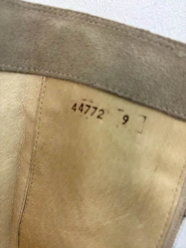 -J. Crew Boots Womens Size 9 Suede Leather Mid Calf Quiet Luxury Old Money Italy - Image 13
