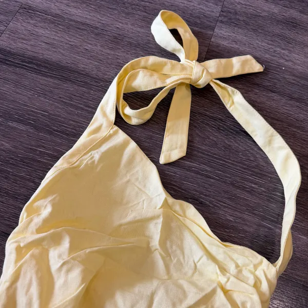 Peppermayo Annalissa Linen Mini Dress - Yellow - Image 6