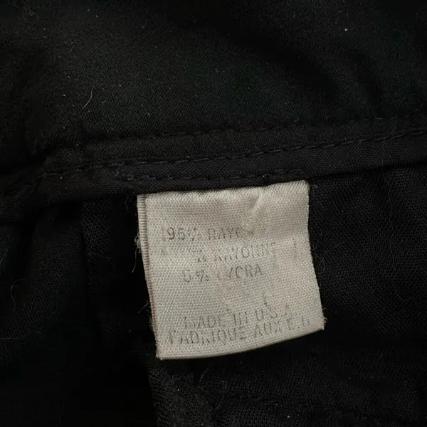 Theory Stretchy Black Pants Boot Cut Size 6 Rayon Inseam 30.5" Classic - Image 6