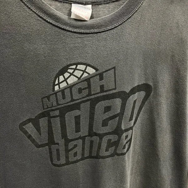 The Vintage Shop Vintage 90s Y2K Much Video Dance Party Promo T-Shirt Unisex MTV XL Gray 00s - Image 2