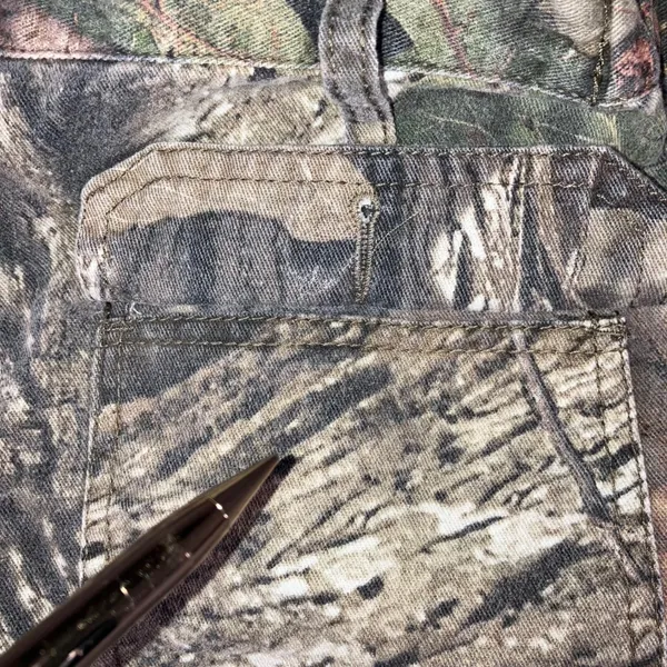 Mossy Oak Cargo Pants Women Medium Camo‎ Break-Up Pink Logo Drawstring Hem - Image 8
