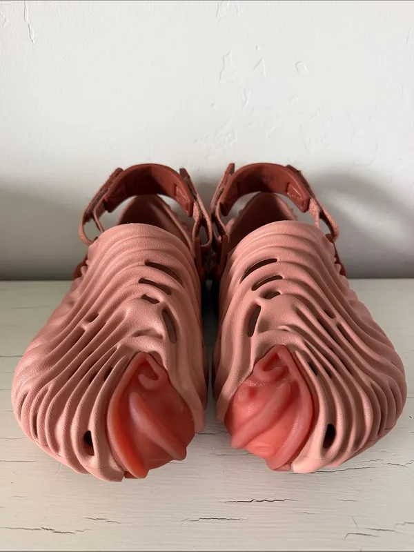 Salehe Bembury x Crocs Pollex Clog Kuwata M4 W6 Pink Orange Strap Slip On - Image 2