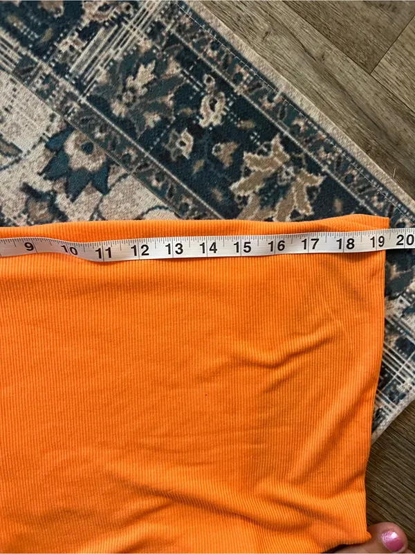 Alo Sleeveless Ribbed Tank Top - Bright Orange - Image 8