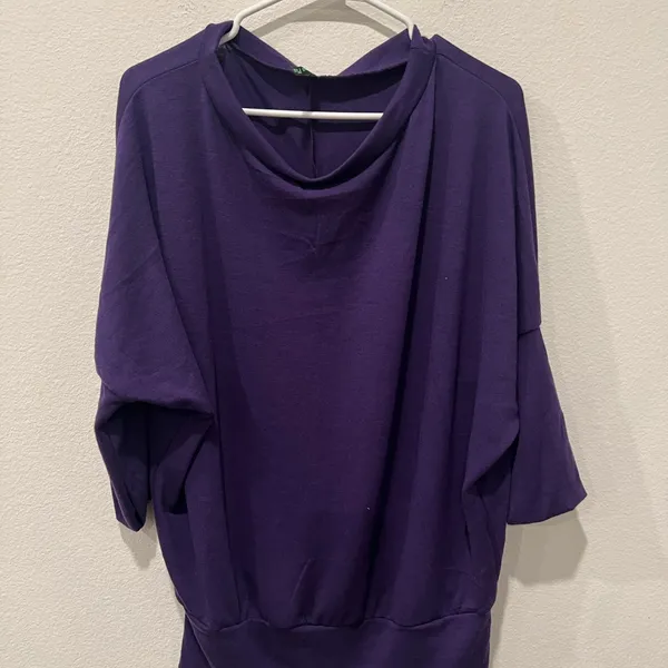 Elegant Plus Size Purple Women's Top Size 2X - Image 2