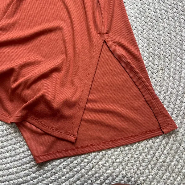 41 Hawthorn One Shoulder Midi Dress- Burnt Orange Sz XL - Image 5