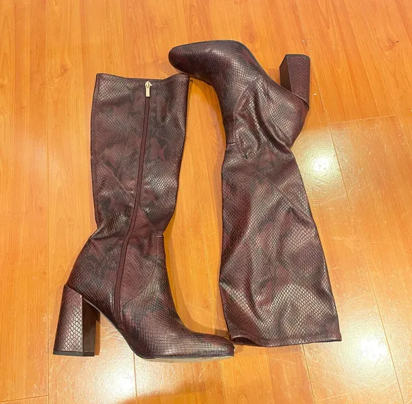 Franco Sarto Red Snake Gardenia Boots - Image 2