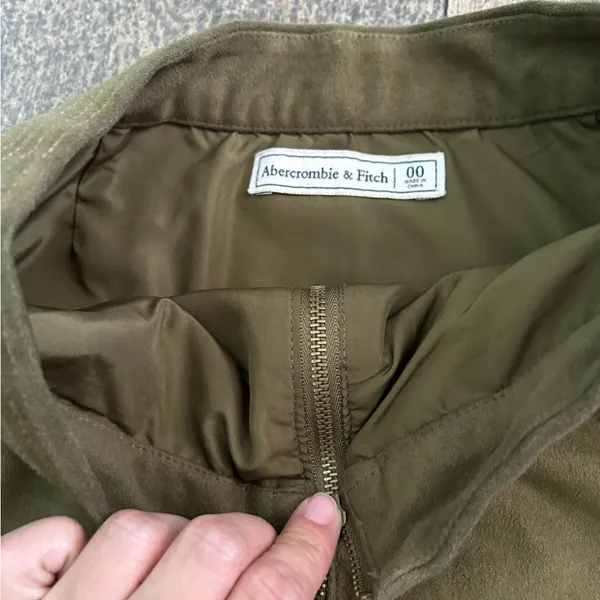 Abercrombie & Fitch Green Mini‎ A-Line Skirt Casual - Image 3