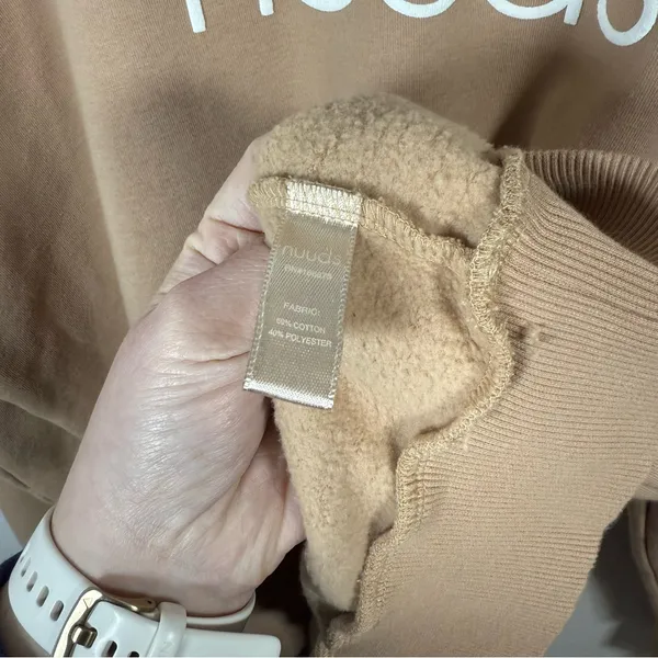 Nuuds Pullover Scottsdale Arizona Cactus Crewneck Tan Beige Size Large L - Image 5