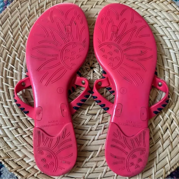 Jack Rogers Womenz Georgica Jelly Sandal Pink 8 - Image 7
