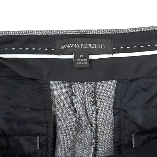 Banana Republic Sloan Gray Heathered Pants Womens size 8 - Image 5