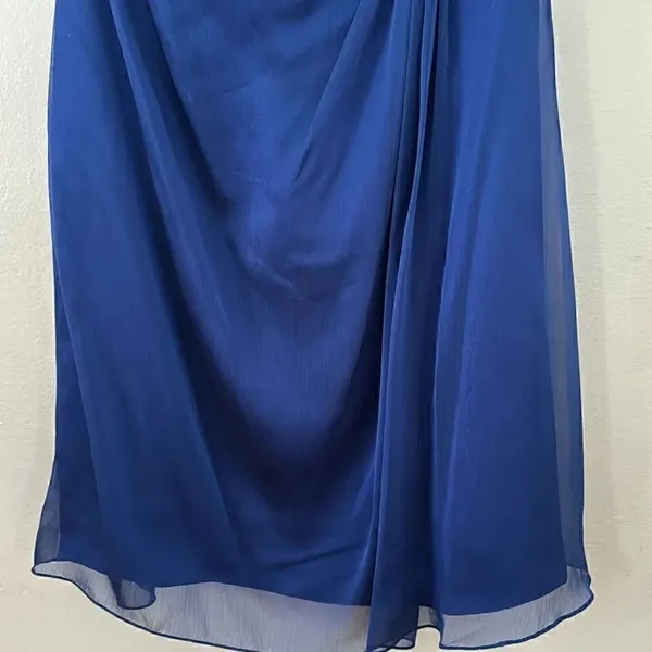 BELSOIE Formal midi dress NWT Blue Size 14 - Image 5