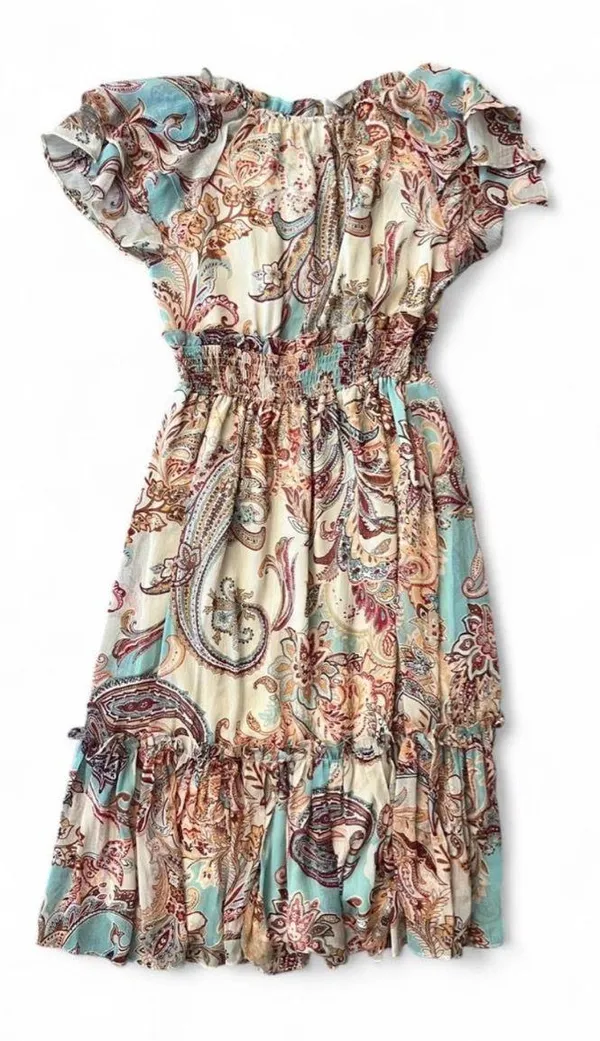Anthropologie Moon River Midi Boho Dress - Image 2