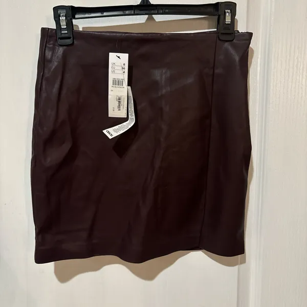 ASOS Faux Leather Skirt Mini - Image 4