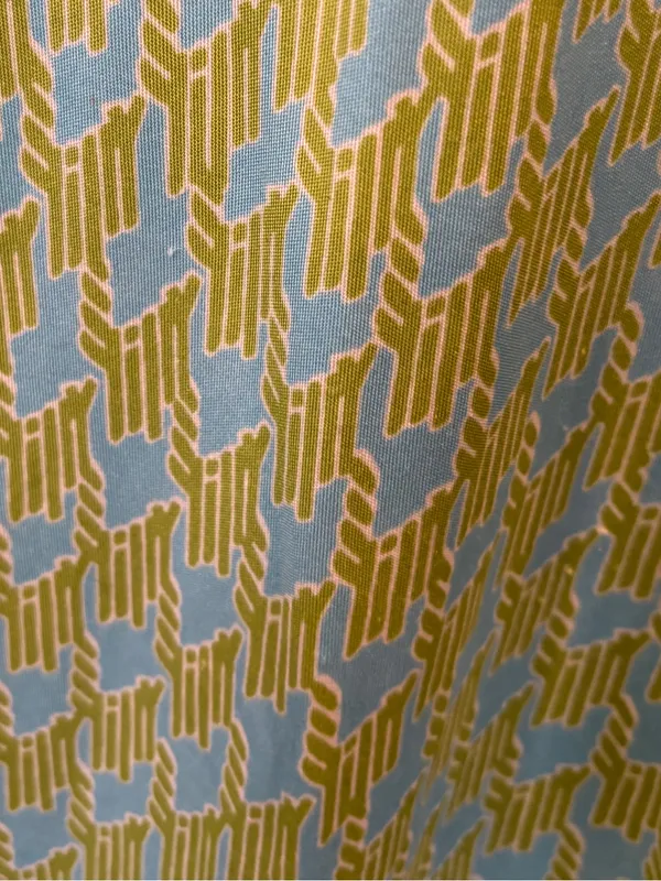 Lilly Pulitzer blue and green silk dress size 2 - Image 6