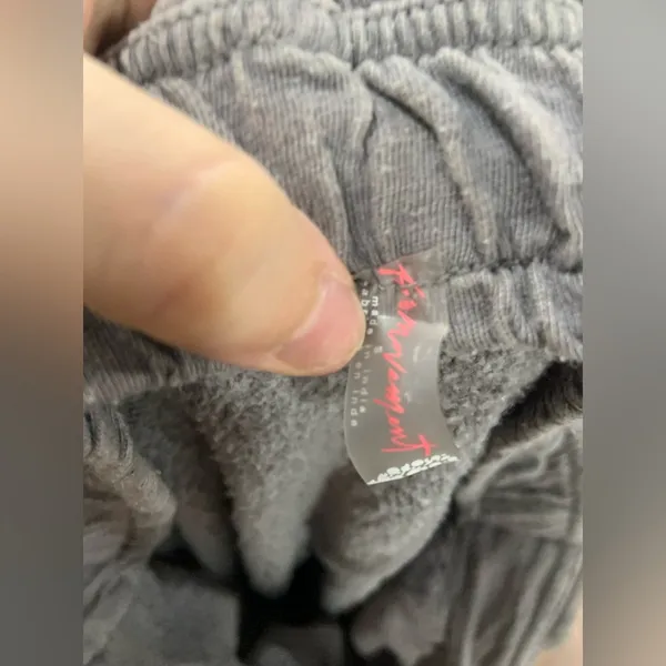 Free people movement grey logo cheer on sweatpants S $98 fall casual active - Image 6