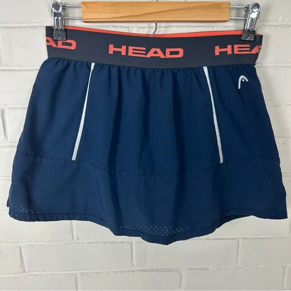 Head Navy Tennis Mini Skort Size S - Image 7