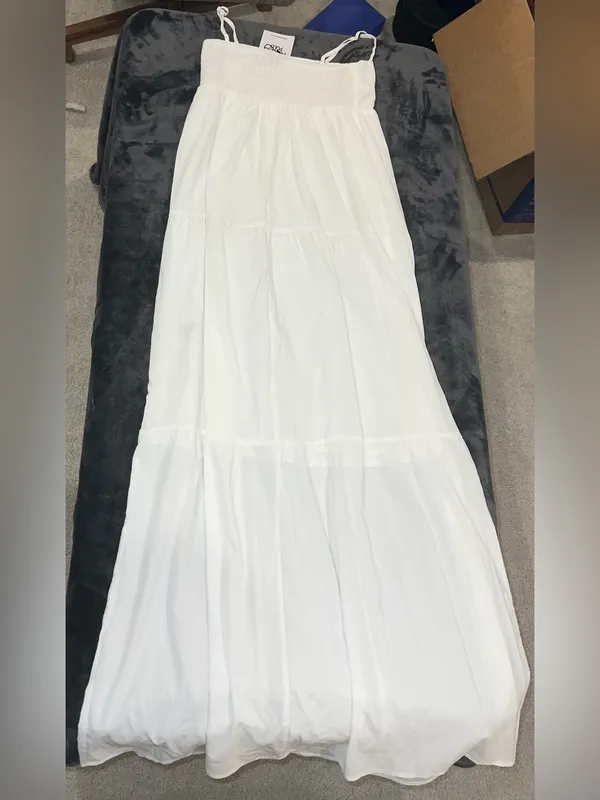 Princess Polly Warrego Maxi Dress in White Size 4 New with tag - Image 6