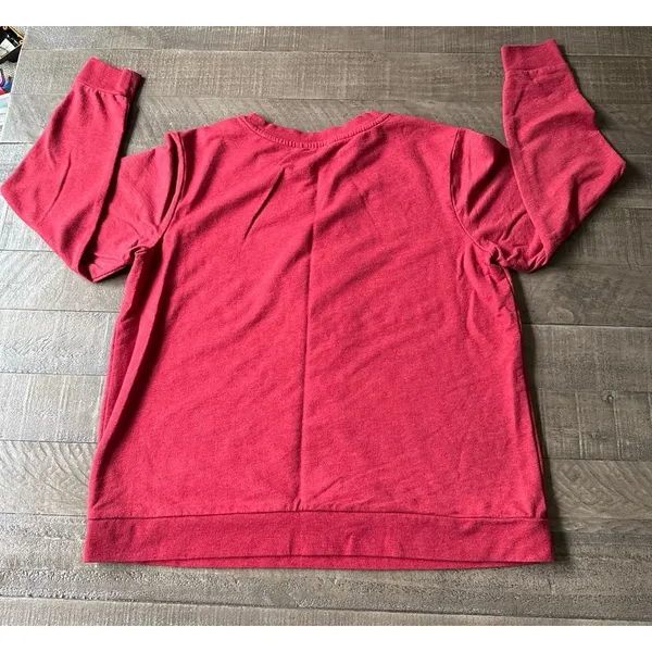 Christopher &‎ Banks Women's Red Snowman Sweatshirt Size Large - Image 8