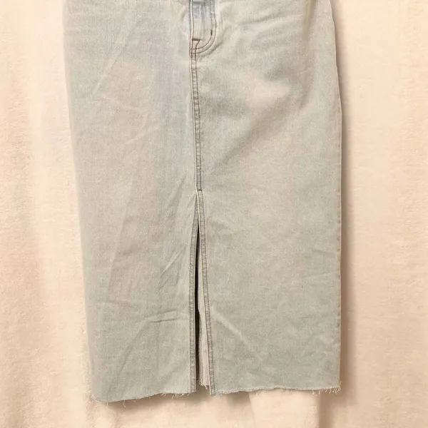 Unpublished Wyatt Twin Flame Denim Maxi Dress Size Medium - Image 12