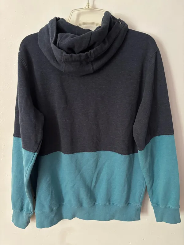 Quiksilver Two-Toned Blue Hoodie - Image 5