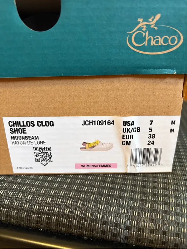 Chacos Chillos Women Clog Shoe Size 7 MoonBeam JCH109164 New Water Casual Garden - Image 5