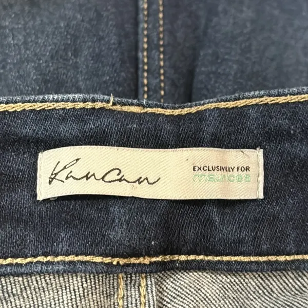 KanCan for Maurices high rise double exposed button distressed crop jeans sz 32 - Image 13