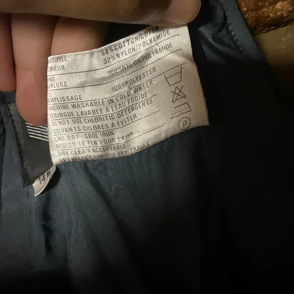 FERA Vintage Gray Insulated Winter Snow Bibs Snow Suit Women's Size 14 - Image 8