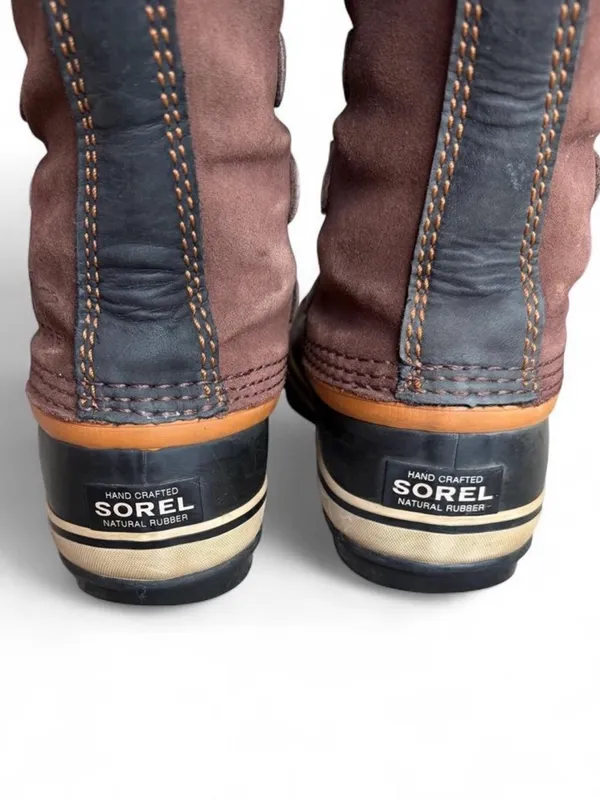 Sorel Joan of Arctic Tall Fur Trim Lace-up Winter Boots Size 7 - Image 6