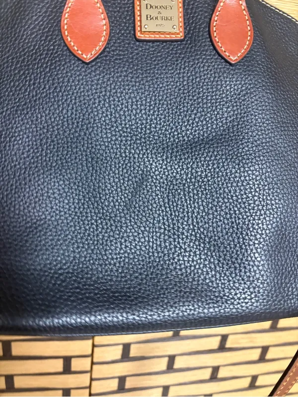 Dooney & bourke black Pebble grain leather satchel - Image 5