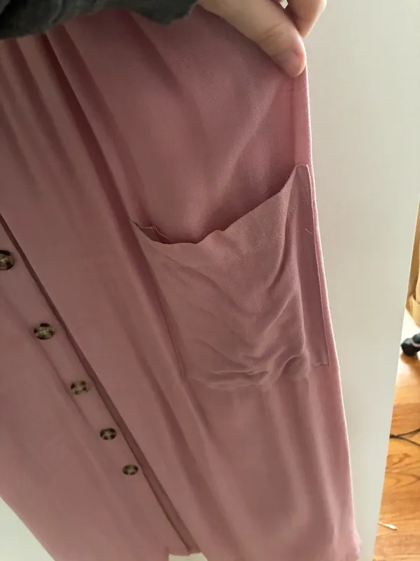 Pink Maxi Dress Good Luck Gem - Image 3