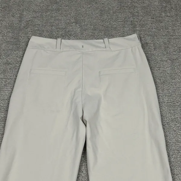 Rhone Birdie Cropped Trouser Pants Womens 6 Light Sand Ivory Golf Stretch - Image 8