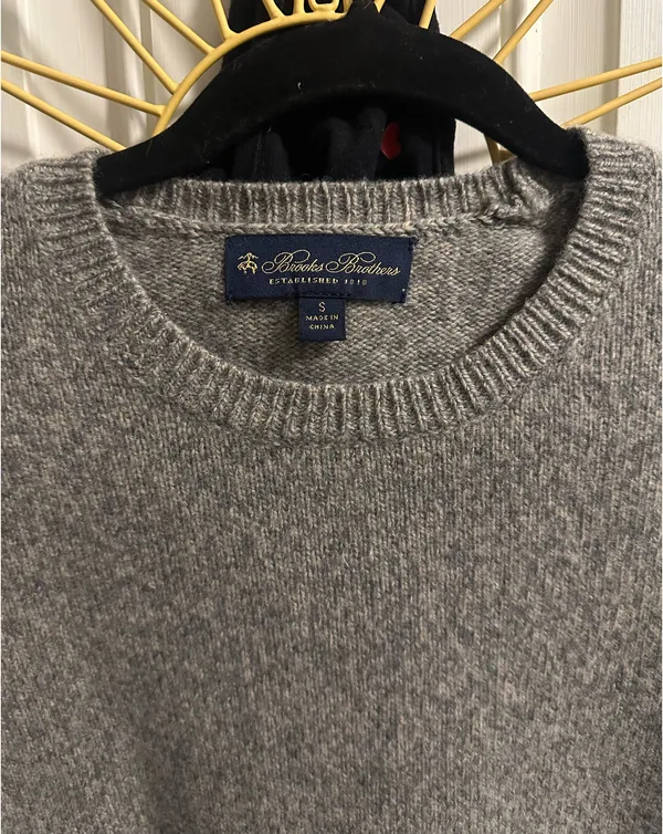 Gray Brooks Brothers Sweater Men - Image 2
