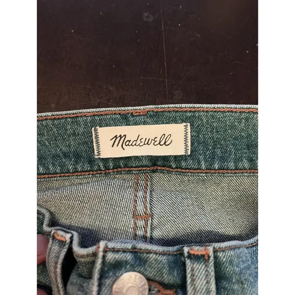 Madewell The Perfect Vintage Jeans Womens 23 Med Wash High Rise Straight Denim - Image 8