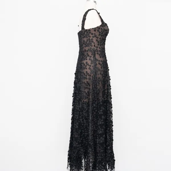 Dress The‎ Population - Anabel Gown Black Nude Medium - Image 5
