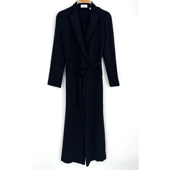 Babaton Innovator Jumpsuit Size XS Black Tailored Wide Leg Minimalist Chic‎ - Image 6
