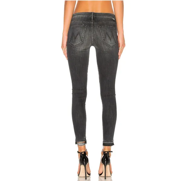 Mother Denim Undone‎ Hem Looker Ankle Jeans in Stealing Shadows size 28 - Image 2