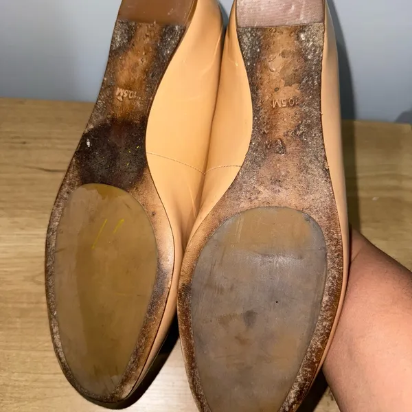 Tory Burch Gigi Pump Soft Patent Leather Heels | Beige | Women’s Size US 10.5‎ - Image 12