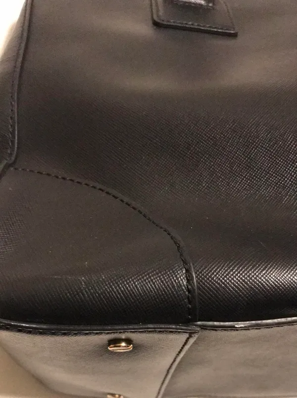 Tory Burch Robinson Black Double Zip Tote Handbag - Image 6