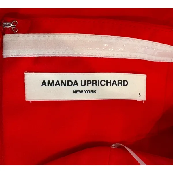 Amanda Uprichard Puzzle Strapless Midi Dress Size Small - Image 9