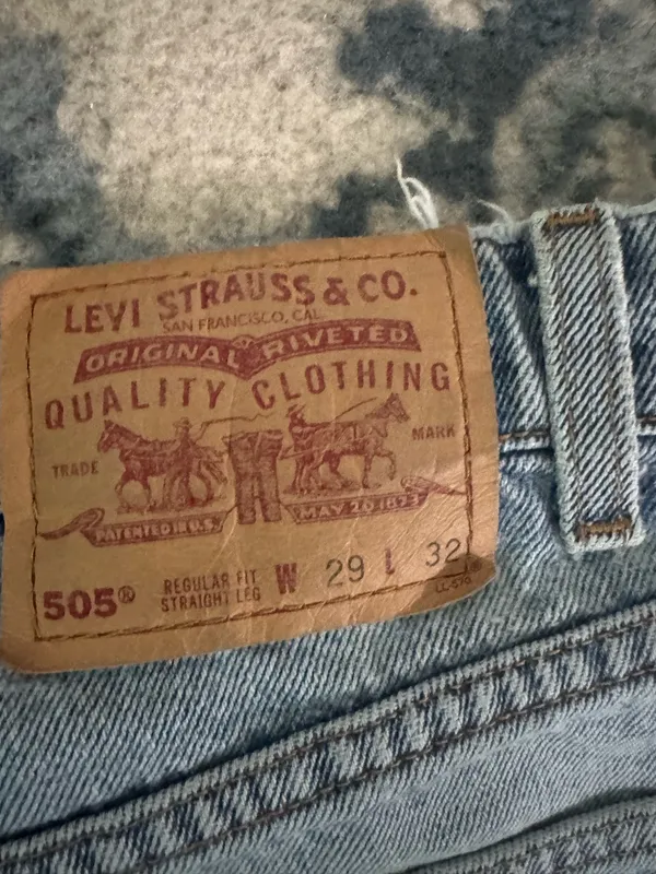 Levi's vintage 1998 light wash 505 Levi jeans 29x32 - Image 4