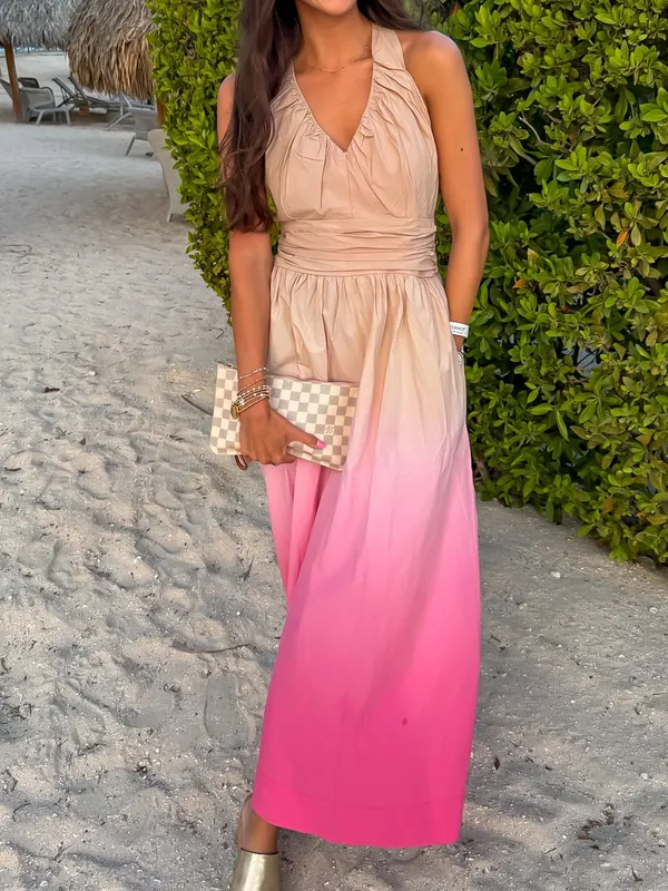 Boutique Ombré Maxi Dress - Image 3