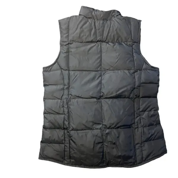 Lands' End‎ Women's XL Black Quilted Puffer Insulated High Collar Vest - Image 3