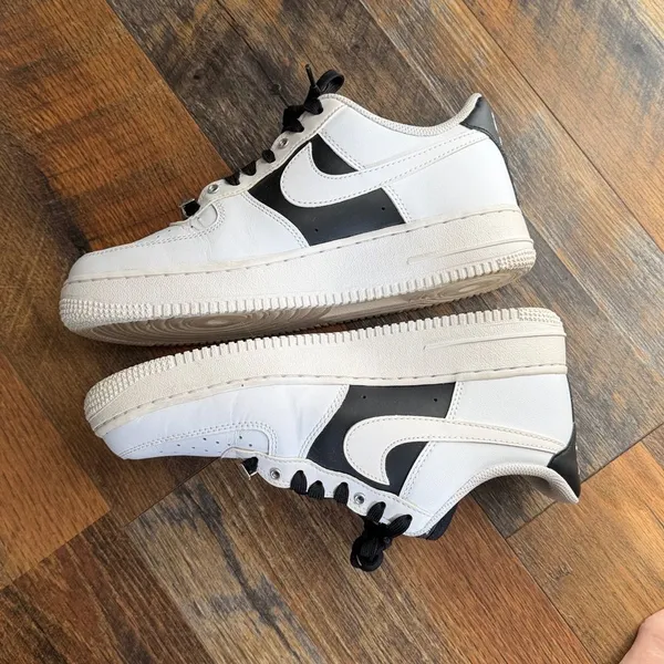 Nike Air Force 1 Low '07 PRM white black sneakers shoes mens 7.5 women’s 9 - Image 3