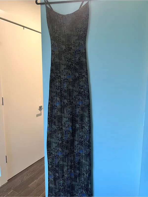 PrettyLittleThing Brown Printed Maxi Slip Dress - Image 10