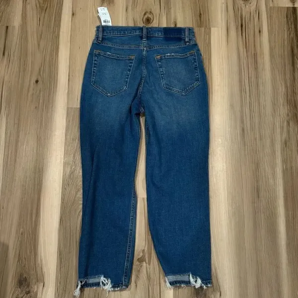NEW Abercrombie and Fitch Ankle Straight Ultra High Rise Jeans Women’s 4S/27 - Image 4